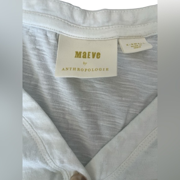 Maeve by Anthropologie Tank Top Ivory Size XS - Picture 7 of 7